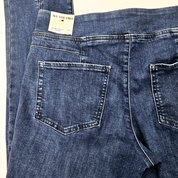 Free People Double Dutch Women's Split Front Mid Rise Pull On Jeggings Size M - Picture 6 of 16